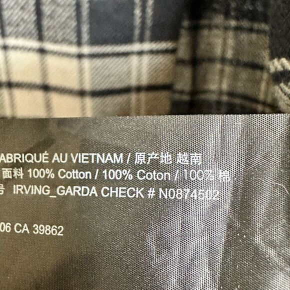 Theory Men's Soft Plaid Sport Shirt - Picture 4 of 4